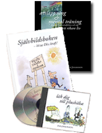 Båda böckerna med tre CD-skivor